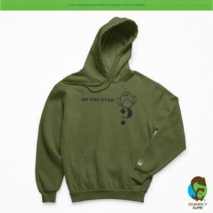 Do You Even Bird Fleece Pullover Hoodie OLIVE MILITARY GREEN